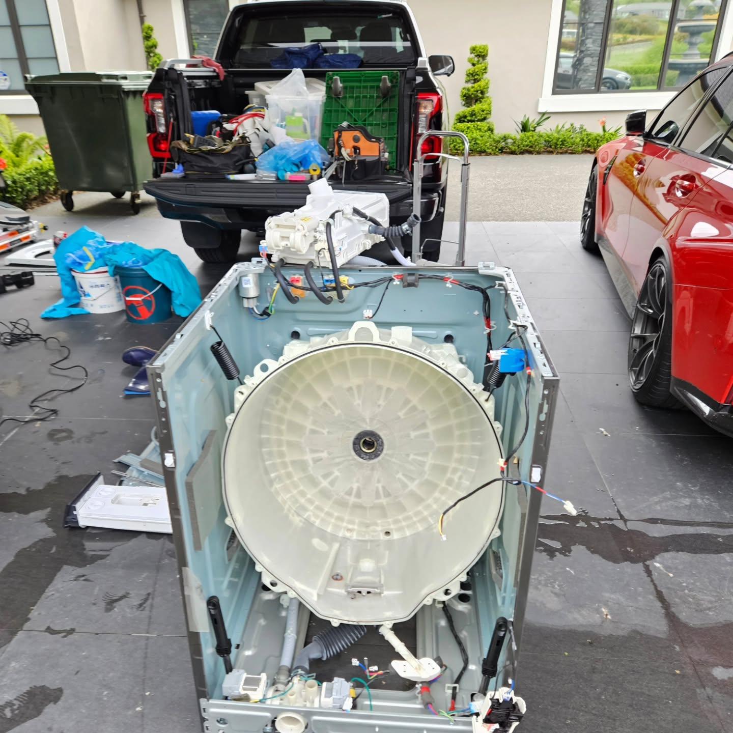 Heat pump cleaning